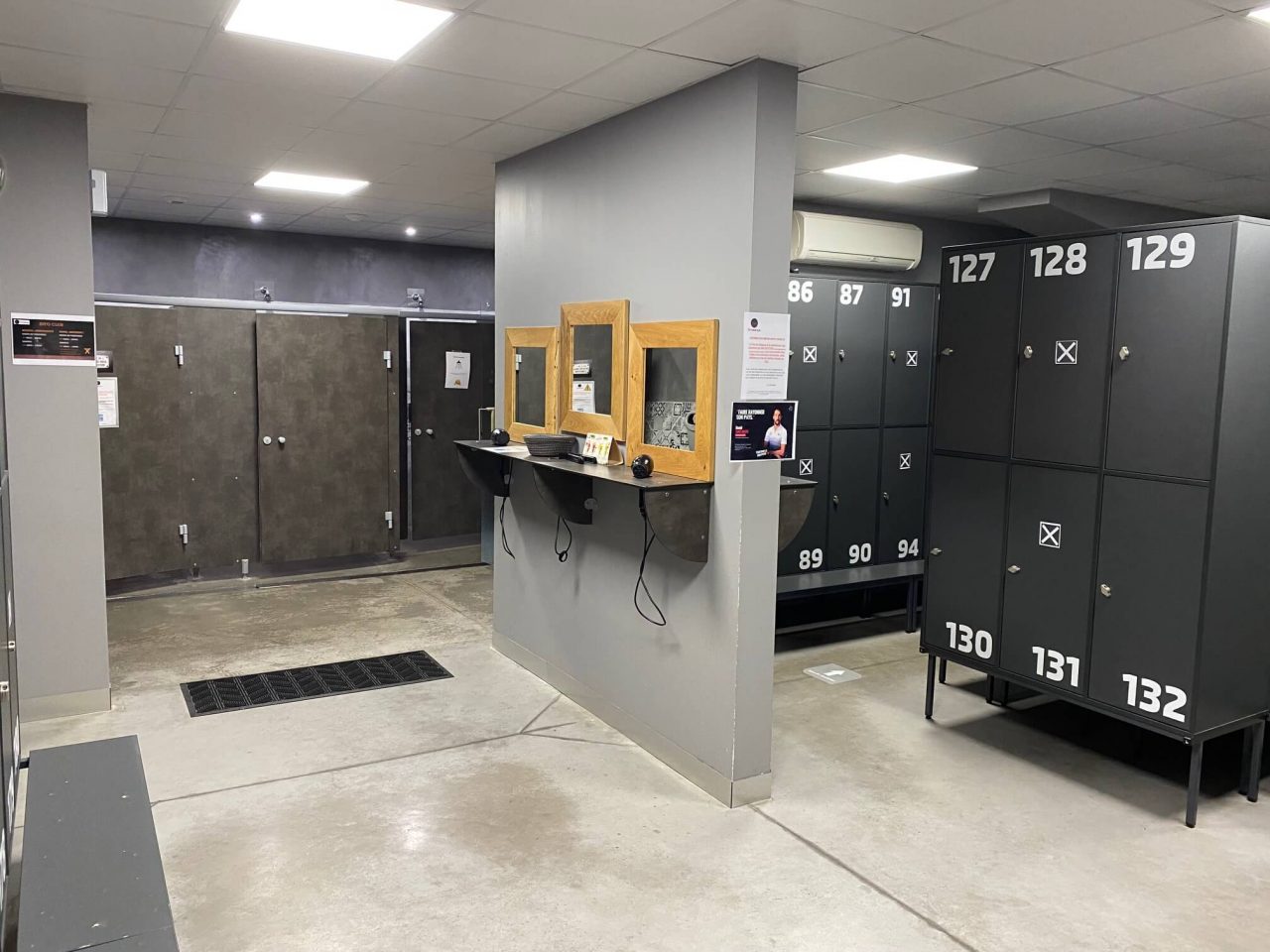 Vestiaire de Gymnesia Crolles
