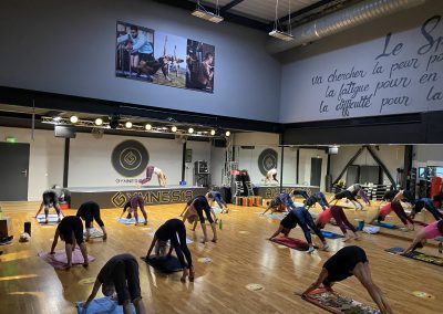 Cours collectif de Body Balance à la salle de Gymnesia Crolles