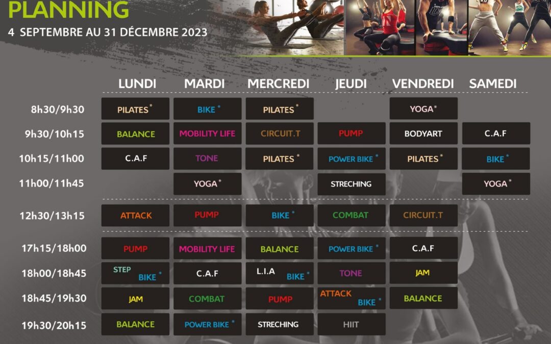 Mise à jour estivale et nouveautés passionnantes à venir en septembre à notre salle de sport !