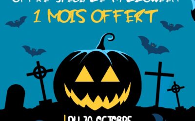 🎃👻 Offre Spéciale Halloween + Soirée Fitness Effrayante à Gymnesia Crolles ! 👻🎃